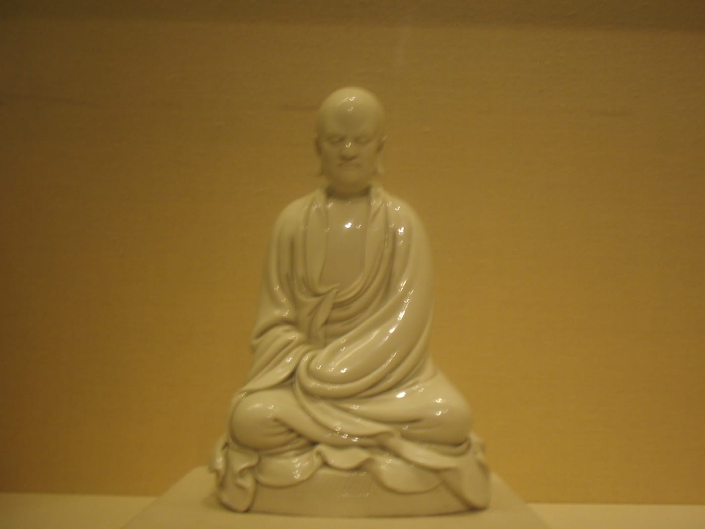 明代瓷塑达摩像